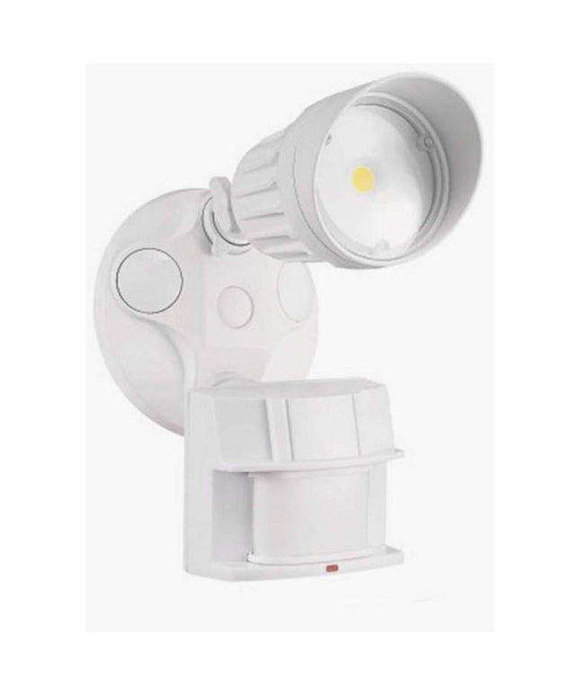 King Single Head LED Motion Sensor Security Light in White