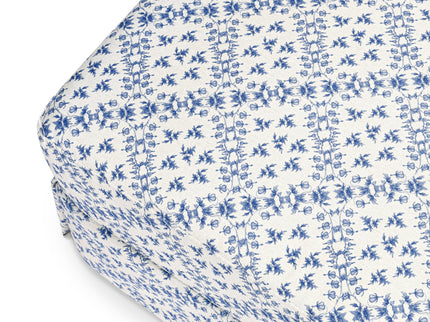 M21785BLT,Namesake,Sarah Flint x Namesake Crawford Gliding Ottoman in Blue Lattice Performance Eco-Weave