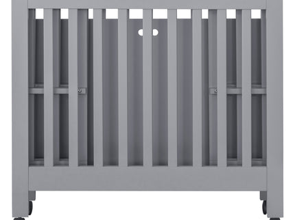 M6698G,Babyletto,Origami Mini Crib in Grey Finish