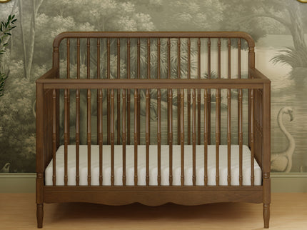 M7141NL,Namesake,Liberty 4-in-1 Convertible Spindle Crib in Natural Walnut