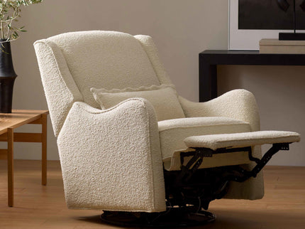 M27787WB,Namesake,Devon Recliner and Swivel Glider in Ivory Boucle