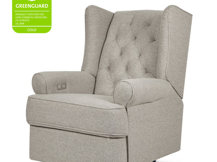 M21987PGEW,Namesake,Harbour Power Recliner in Performance Grey Eco-Weave