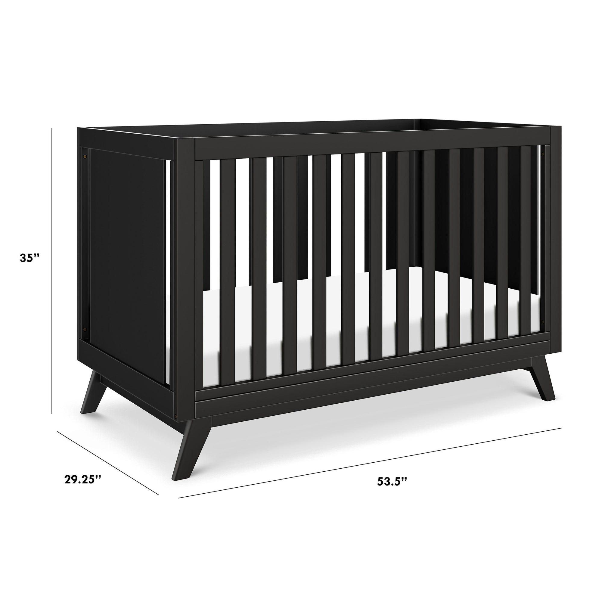 M22501E,DaVinci,Otto 3-in-1 Convertible Crib in Ebony