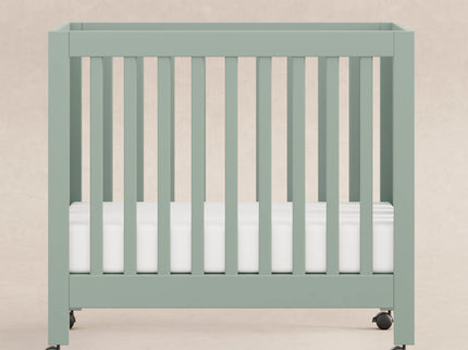 M6698LS,Babyletto,Origami Mini Crib in Light Sage