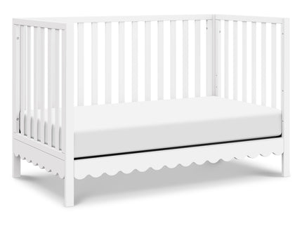 M27801W,DaVinci,Sammy Scallop 4-in-1 Convertible Crib in White