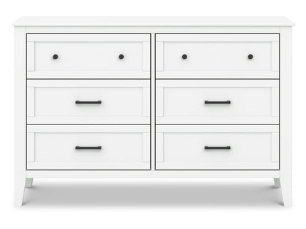M24726W,DaVinci,Beau 6-Drawer Dresser in White