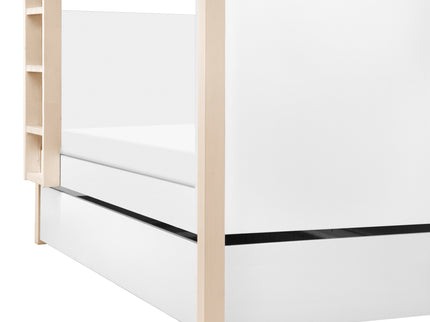 M18494WNX,Babyletto Kids,TipToe Bunk Bed in White and Washed Natural