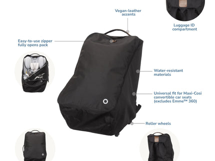 Pria™ All-in-One Convertible Car Seat with Wheeled Travel Bag