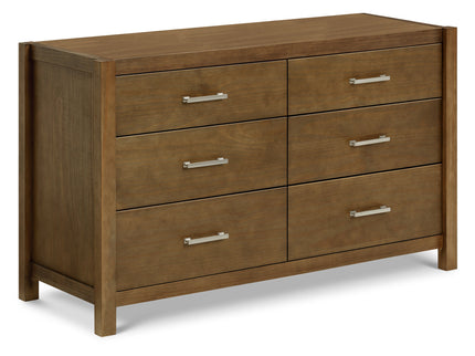 B26416LDF,Monogram by Namesake,Hemsted 6-Drawer Assembled Dresser in Walnut Driftwood