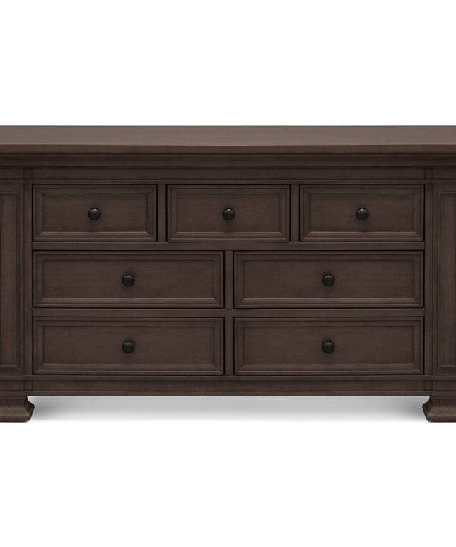 M7616TR,Monogram by Namesake,Classic Double-Wide Dresser in Truffle