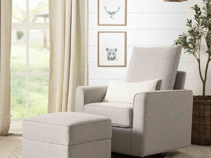 M17285PGEW,Namesake,Willa/Alden Gliding Ottoman in Performance Grey Eco-Weave