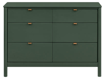 M25616FRGR,Babyletto,Bondi 6-Drawer Assembled Dresser in Forest Green