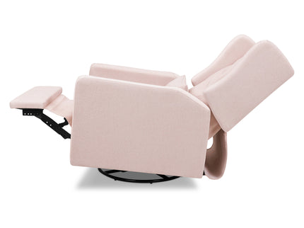 M22487PBPEW,DaVinci,Everly Recliner in Performance Pale Blush Pink Eco-Weave