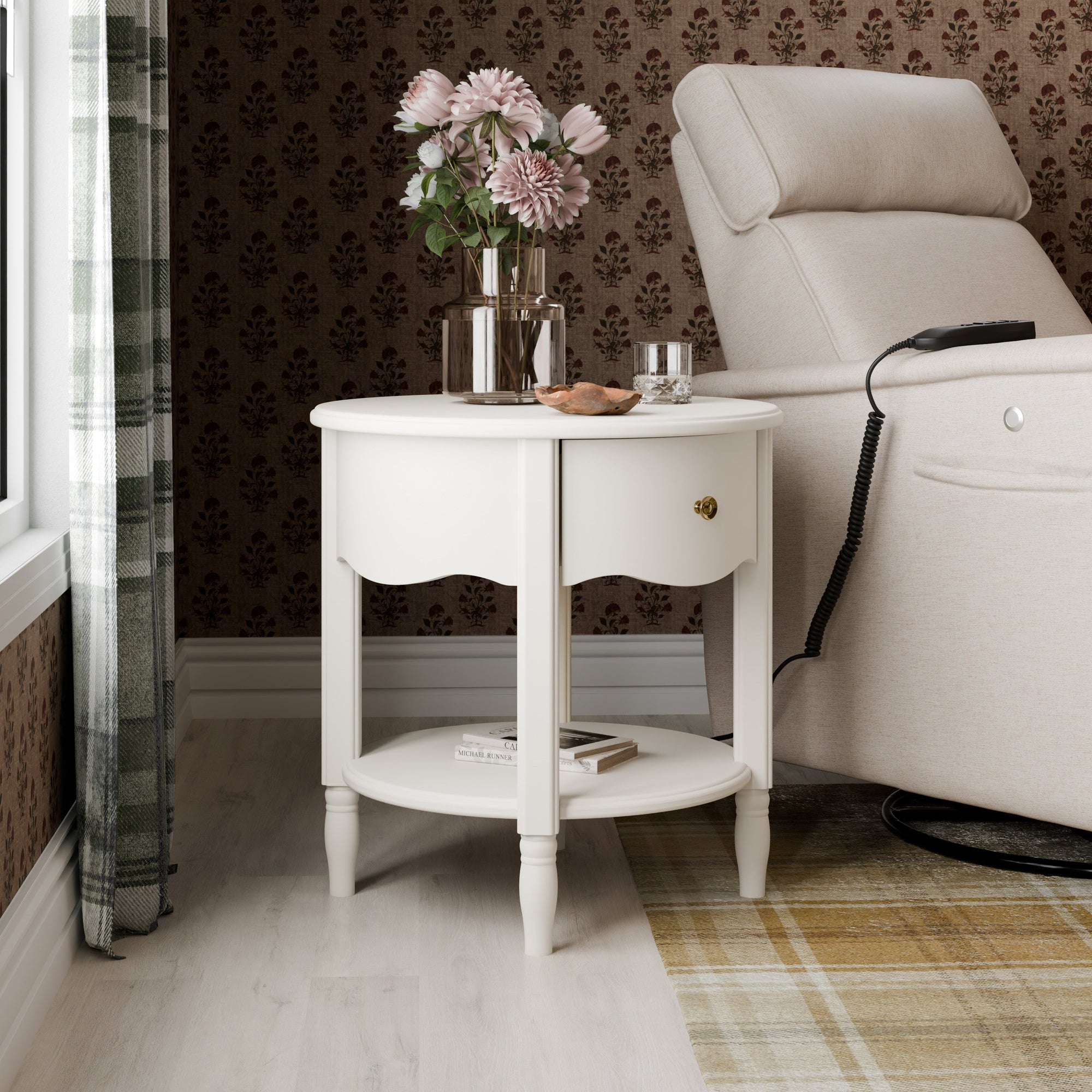 M7160RW,Namesake,Liberty Assembled Nightstand in Warm White