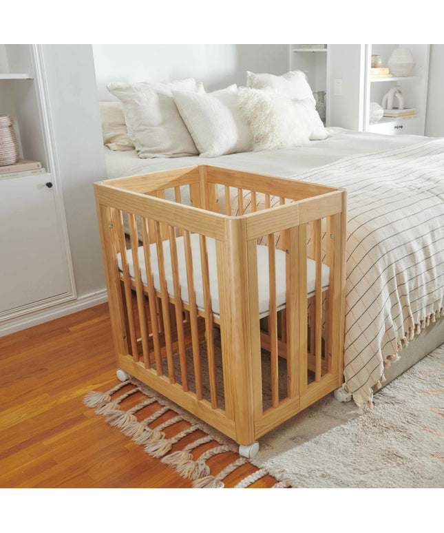 T29434,Babyletto,Plain White Muslin All-Stages Bassinet Sheet in GOTS Certified Organic Cotton