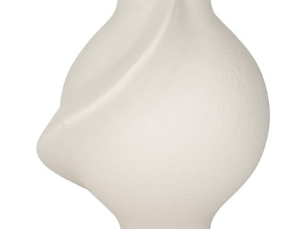 Lalonde 8 3/4" High Matte Creamy Twist Decorative Vase