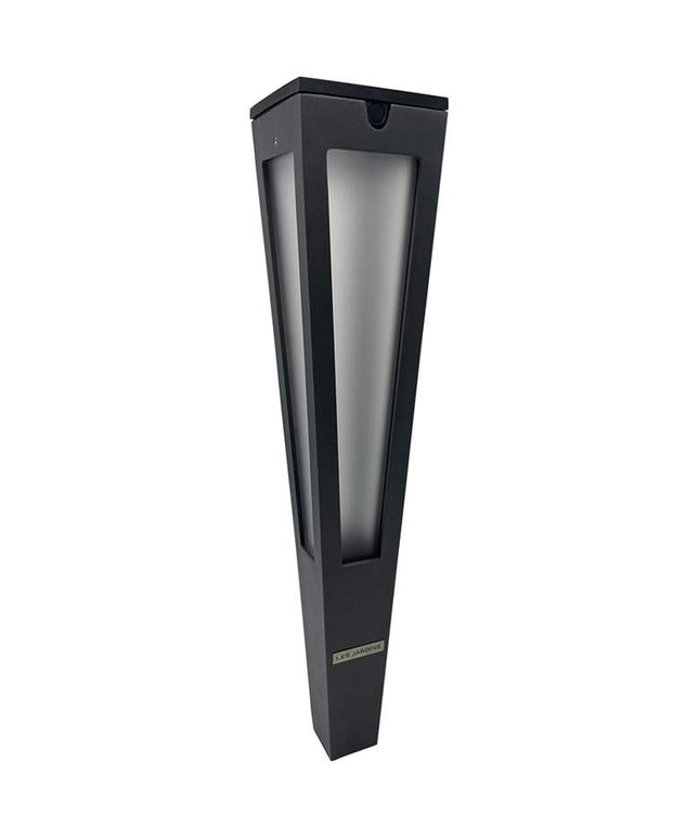 Lanai 20" High Space Gray Aluminum LED Solar Torch Light