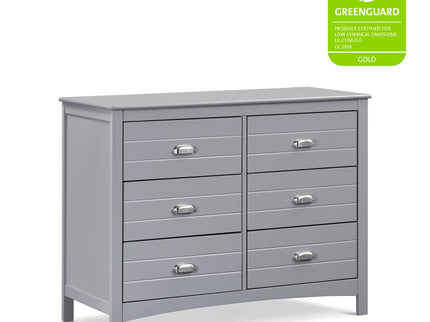 F16906G,Carter's,Nolan 6-Drawer Double Dresser in Grey