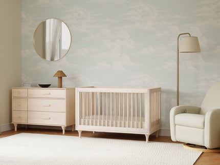 M9001NX,Babyletto,Lolly 3-in-1 Convertible Crib w/Toddler Bed Conversion Kit in Washed Natural