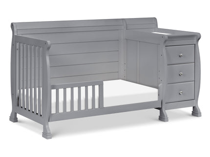 M5582G,DaVinci,Kalani 4-in-1 Convertible Crib & Changer in Grey