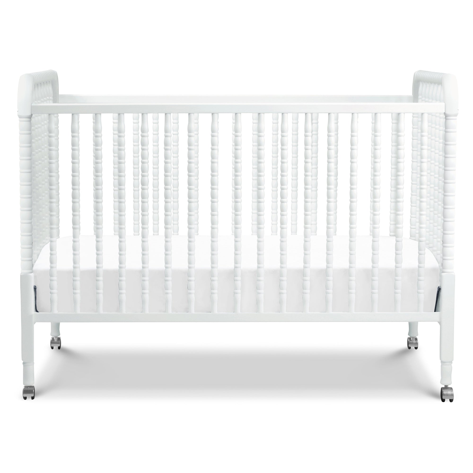 M7391W,DaVinci,Jenny Lind Stationary Crib In White Finish