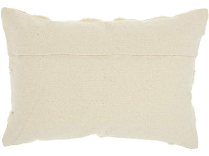 Life Styles Cream Raised Hearts 20"x14" Throw Pillow