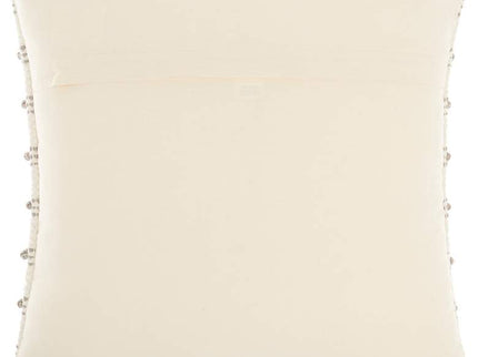 Life Styles Gray Lines and Dots 18" Square Throw Pillow