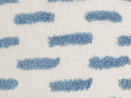 Life Styles Ocean Tufted Lines 18" Square Throw Pillow