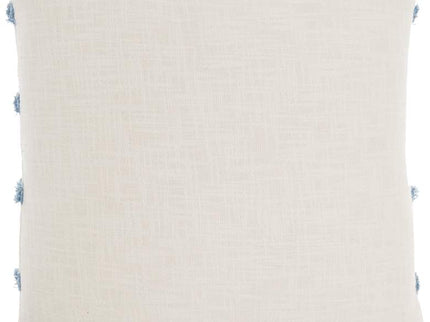 Life Styles Ocean Tufted Lines 18" Square Throw Pillow