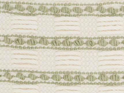 Life Styles Sage Lines and Dots 18" Square Throw Pillow