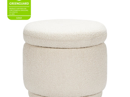 M22985WB,Babyletto,Enoki Storage Ottoman in Ivory Boucle