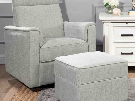 M17285FWLG,Namesake,Willa/Alden Gliding Ottoman in Feathered Grey Weave