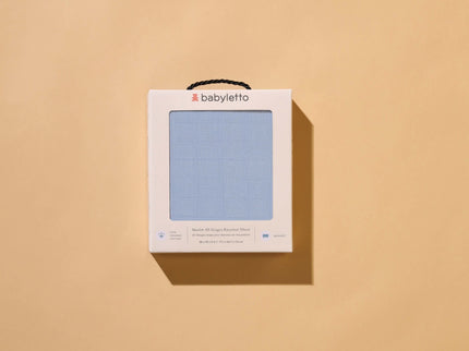 T29634DP,Babyletto,Dewdrop Muslin All-Stages Bassinet Sheet in GOTS Certified Organic Cotton