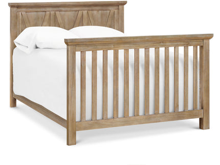 B14501DF,Monogram by Namesake,Emory Farmhouse 4-in-1 Convertible Crib in Driftwood