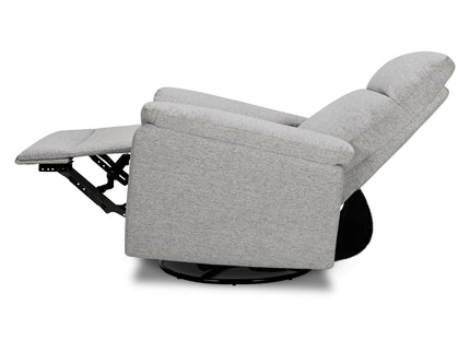 M24387FTG,DaVinci,Suzy Swivel Recliner in Frost Grey