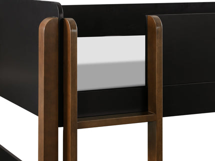 M18494BNL,Babyletto Kids,TipToe Bunk Bed in Black and Natural Walnut