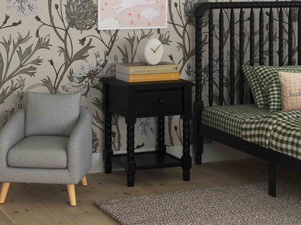 M7360E,DaVinci,Jenny Lind Spindle Nightstand in Ebony