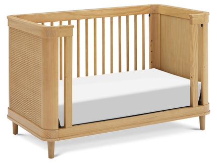 M23701HYHC,Namesake,Marin with Cane 3-in-1 Convertible Crib in Honey and Honey Cane