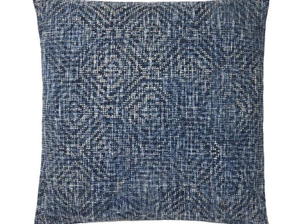 Loloi Blue Geometric 22" Square Down Filled Throw Pillow