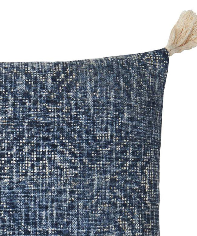 Loloi Blue Geometric 22" Square Down Filled Throw Pillow