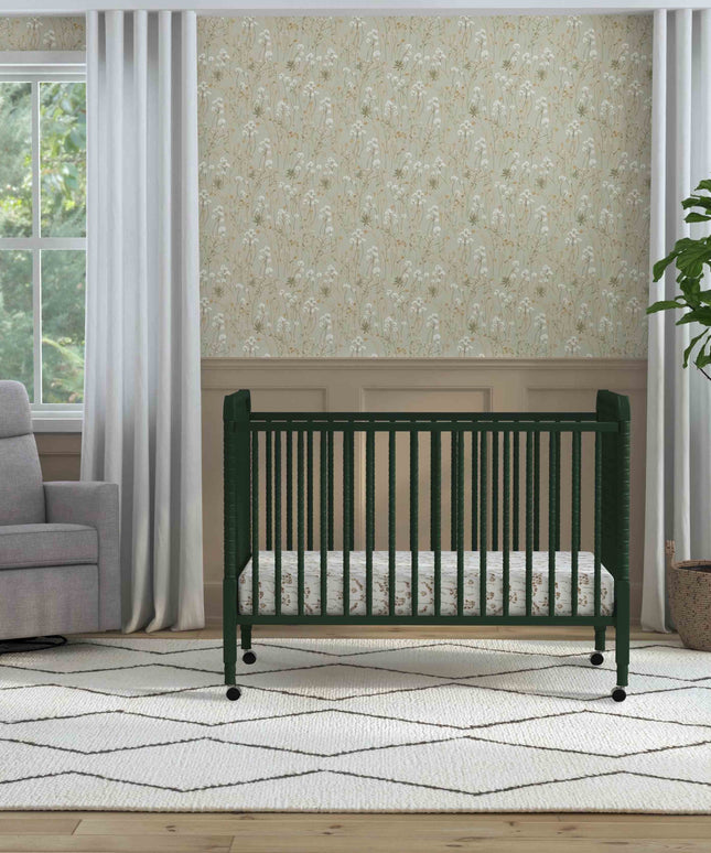 M7391FRGR,DaVinci,Jenny Lind Stationary Crib in Forest Green