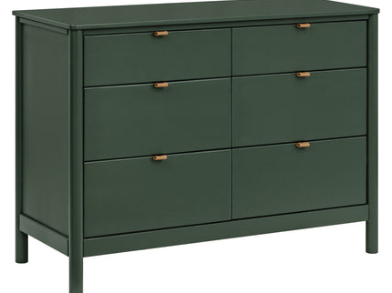 M25616FRGR,Babyletto,Bondi 6-Drawer Assembled Dresser in Forest Green