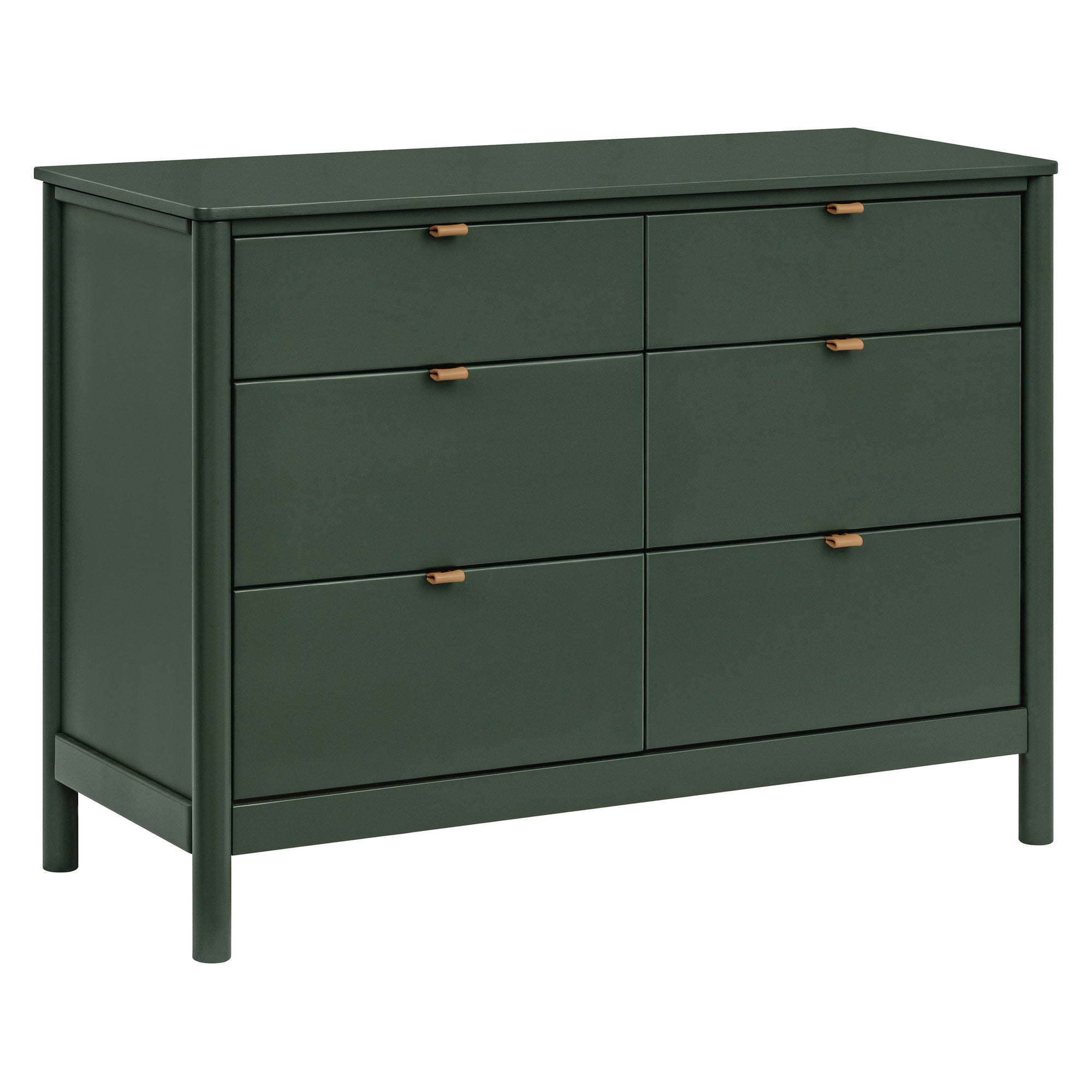 M25616FRGR,Babyletto,Bondi 6-Drawer Assembled Dresser in Forest Green