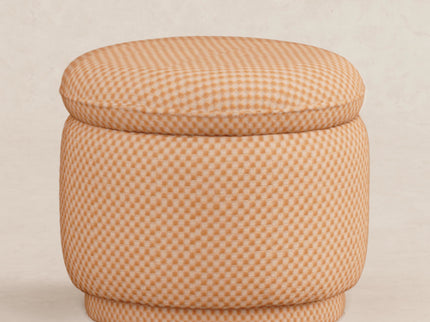 M22985CVC,Babyletto,Enoki Storage Ottoman in Canyon Velvet Checker