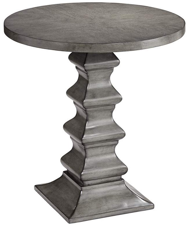 Ludlow 28" High Gray Slate Accent Table