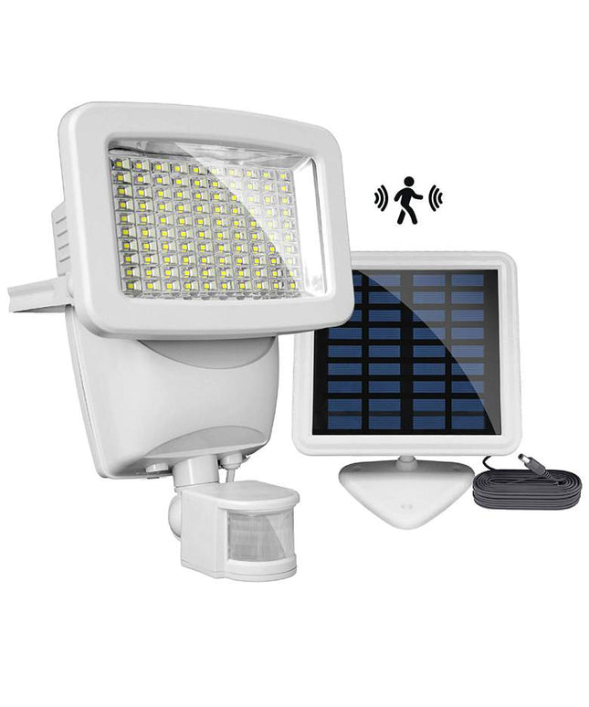 Lumos White Motion Sensor LED Solar Security Light