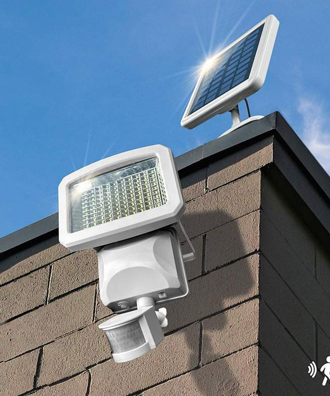 Lumos White Motion Sensor LED Solar Security Light