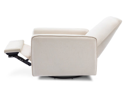 M19387PCMEW,DaVinci,Penny Swivel Recliner in Performance Cream Eco-Weave