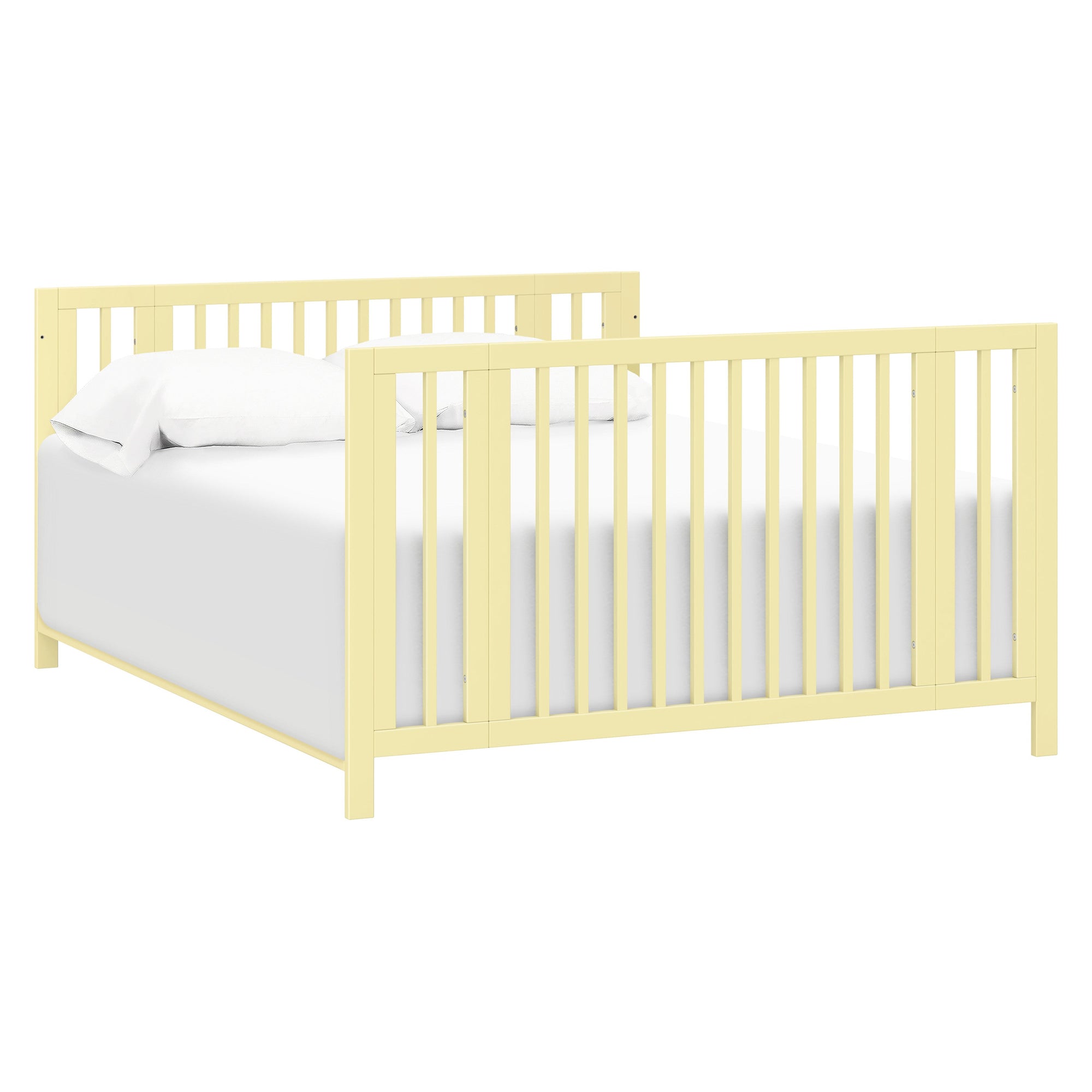 M30880PY,Babyletto,Rolli 9-in-1 Convertible All-Stages« Crib w/ Bassinet & Toddler Bed Kits in Pale Yellow