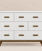 White / Natural Walnut